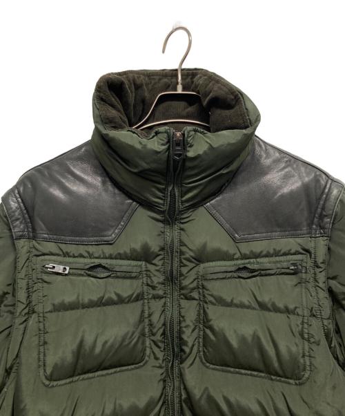 DIESEL（ディーゼル）DIESEL (ディーゼル) ダウンジャケット グリーン サイズ:Lの古着・服飾アイテム