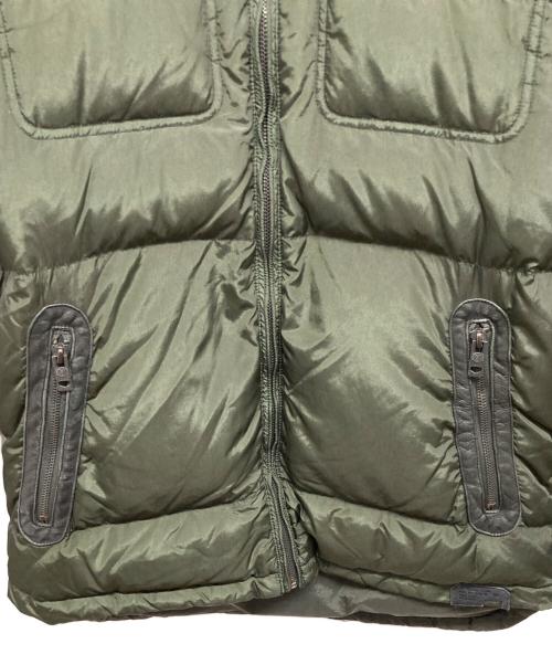 DIESEL（ディーゼル）DIESEL (ディーゼル) ダウンジャケット グリーン サイズ:Lの古着・服飾アイテム
