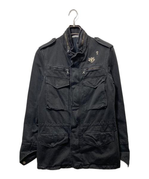 BALMAIN（バルマン）BALMAIN (バルマン) ミリタリージャケット ブラック サイズ:44の古着・服飾アイテム