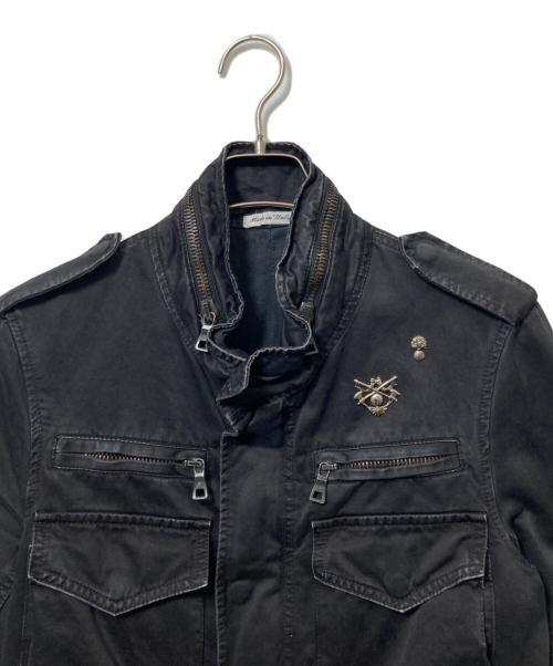 BALMAIN（バルマン）BALMAIN (バルマン) ミリタリージャケット ブラック サイズ:44の古着・服飾アイテム