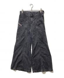 DIESEL（ディーゼル）の古着「デニムパンツ」｜ブラック