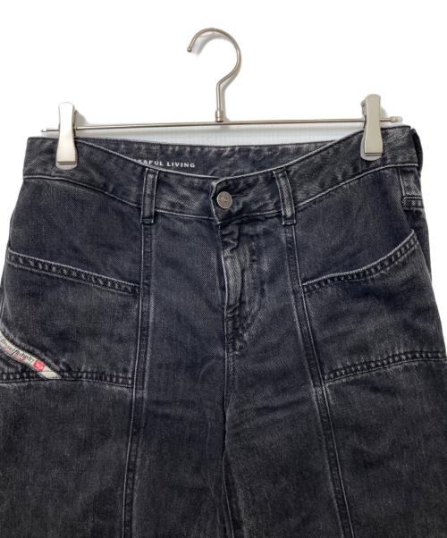 DIESEL（ディーゼル）DIESEL (ディーゼル) デニムパンツ ブラック サイズ:27の古着・服飾アイテム