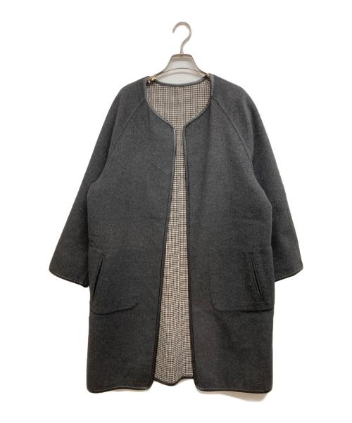 BEAUTY&YOUTH（ビューティーアンドユース）BEAUTY&YOUTH (ビューティーアンドユース) リバーシブルノーカラーコート ベージュ サイズ:Mの古着・服飾アイテム