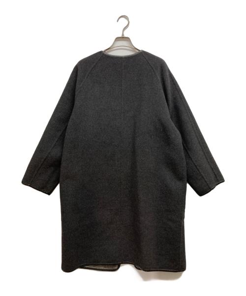 BEAUTY&YOUTH（ビューティーアンドユース）BEAUTY&YOUTH (ビューティーアンドユース) リバーシブルノーカラーコート ベージュ サイズ:Mの古着・服飾アイテム