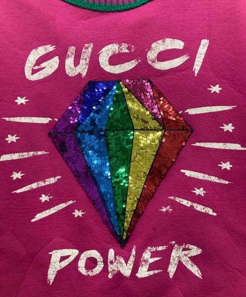 GUCCI（グッチ）GUCCI (グッチ) スウェット ショッキングピンク サイズ:記載なしの古着・服飾アイテム