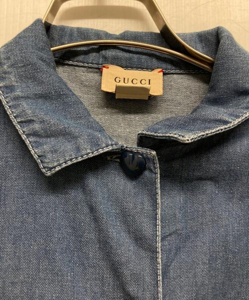 GUCCI（グッチ）GUCCI (グッチ) ワンピース スカイブルー サイズ:150の古着・服飾アイテム