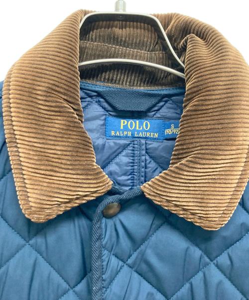 POLO RALPH LAUREN（ポロ・ラルフローレン）POLO RALPH LAUREN (ポロ・ラルフローレン) キルティングジャケット ネイビー サイズ:Sの古着・服飾アイテム