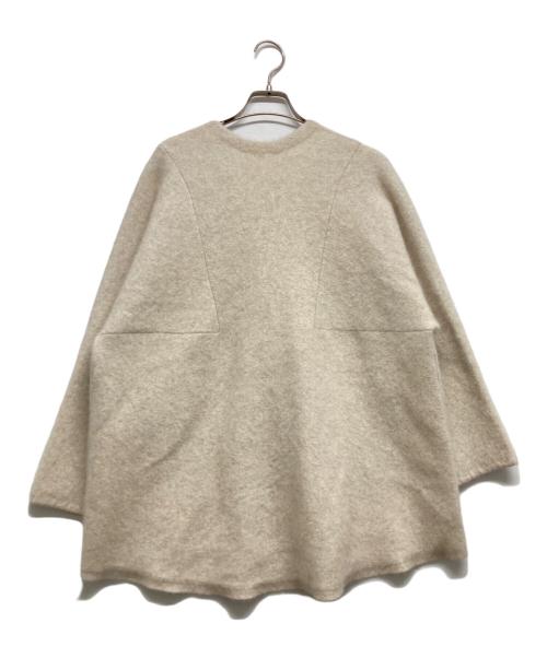 BALLSEY（ボールジィ）BALLSEY (ボールジィ) ダブルフェイスカーディガン ホワイト サイズ:Sの古着・服飾アイテム