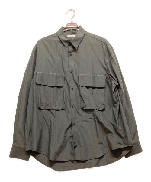 seven by seven（セブンバイセブン）SEVEN BY SEVEN (セブンバイセブン) 長袖シャツ ブラック サイズ:Mの古着・服飾アイテム