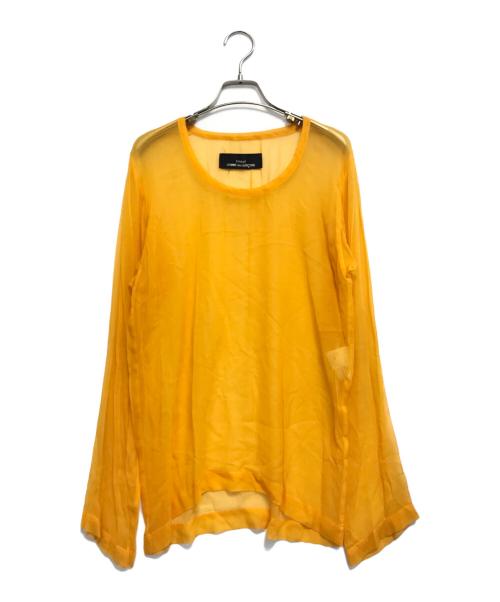 tricot COMME des GARCONS（トリココムデギャルソン）tricot COMME des GARCONS (トリココムデギャルソン) 90's シアーカットソー イエロー サイズ:表記なしの古着・服飾アイテム