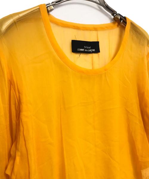 tricot COMME des GARCONS（トリココムデギャルソン）tricot COMME des GARCONS (トリココムデギャルソン) 90's シアーカットソー イエロー サイズ:表記なしの古着・服飾アイテム