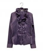 NARA CAMICIEナラカミーチェ）の古着「フリルブラウス」｜ピンク