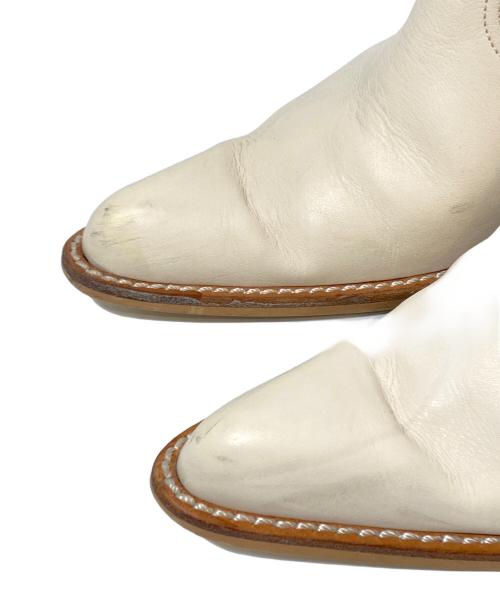 YOSHIE INABA（ヨシエ イナバ）YOSHIE INABA (ヨシエ イナバ) ウェスタンブーツ ホワイト サイズ:LLの古着・服飾アイテム