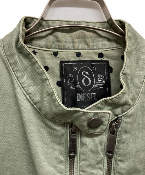 DIESEL（ディーゼル）DIESEL (ディーゼル) ミリタリージャケット グリーン サイズ:Mの古着・服飾アイテム