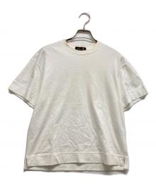DRAWER（ドゥロワー）の古着「ロゴTシャツ」｜ホワイト