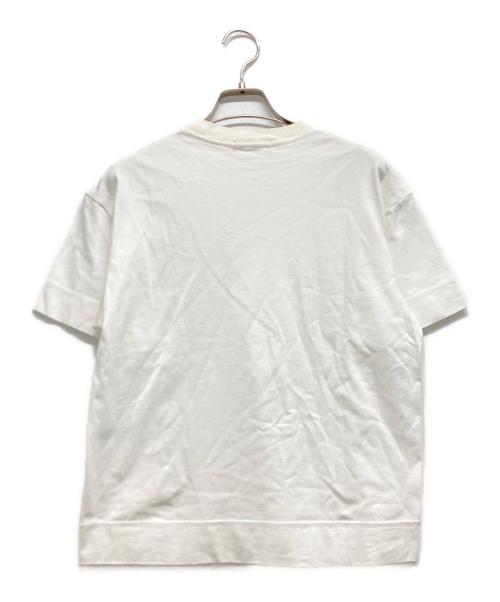 DRAWER（ドゥロワー）Drawer (ドゥロワー) ロゴTシャツ ホワイト サイズ:Sの古着・服飾アイテム
