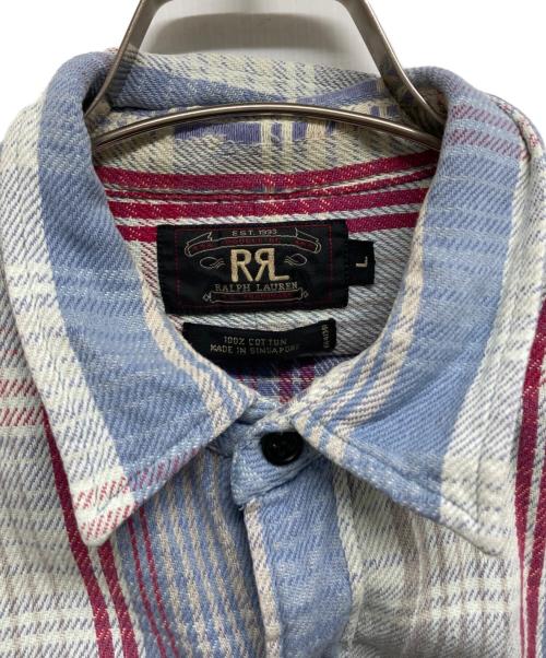 RRL（ダブルアールエル）RRL (ダブルアールエル) シャツ ブルー サイズ:Lの古着・服飾アイテム