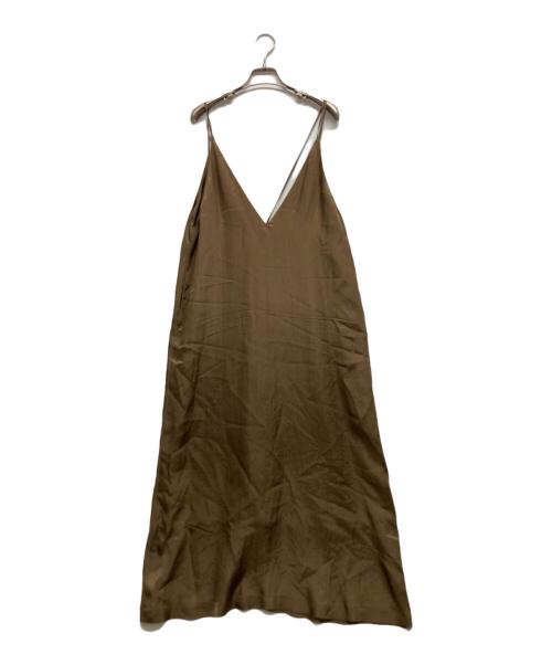 SACRA（サクラ）SACRA (サクラ) キャミソールワンピース カーキ サイズ:38の古着・服飾アイテム