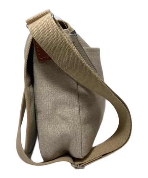 一澤信三郎帆布（イチザワシンザブロウハンプ）一澤信三郎帆布 (イチザワシンザブロウハンプ) リネンショルダーバッグ ベージュの古着・服飾アイテム