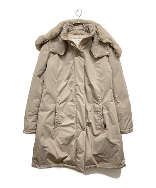 WOOLRICH（ウールリッチ）WOOLRICH (ウールリッチ) UNITED ARROWS (ユナイテッドアローズ) ボウブリッジ ダウン コート ベージュ サイズ:Sの古着・服飾アイテム