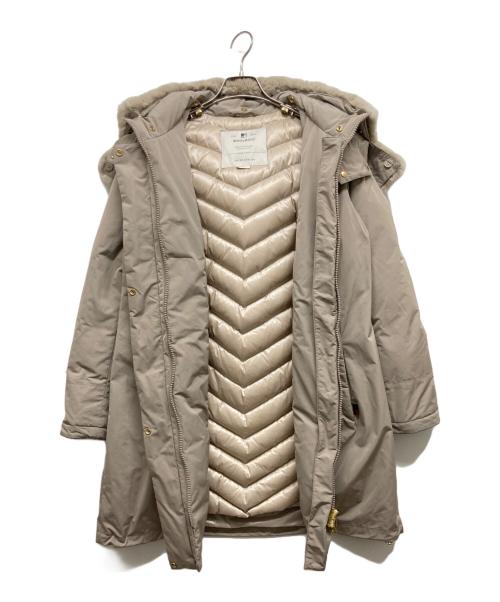 WOOLRICH（ウールリッチ）WOOLRICH (ウールリッチ) UNITED ARROWS (ユナイテッドアローズ) ボウブリッジ ダウン コート ベージュ サイズ:Sの古着・服飾アイテム