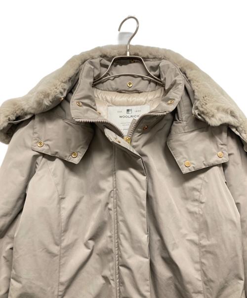 WOOLRICH（ウールリッチ）WOOLRICH (ウールリッチ) UNITED ARROWS (ユナイテッドアローズ) ボウブリッジ ダウン コート ベージュ サイズ:Sの古着・服飾アイテム