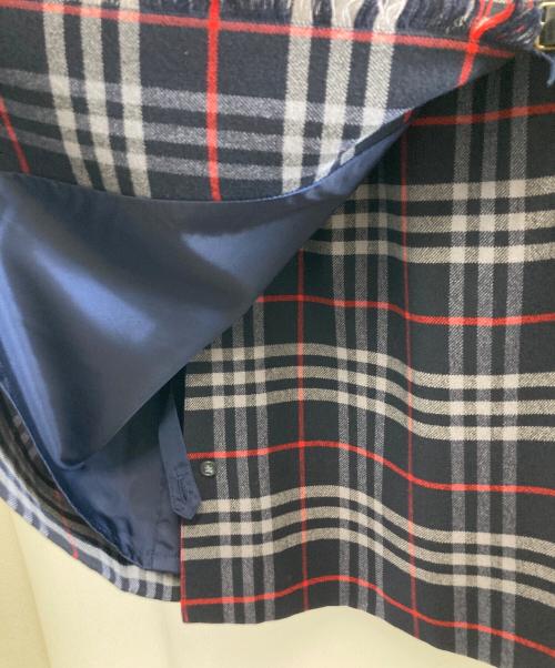 BURBERRY（バーバリー）BURBERRY (バーバリー) ノバチェックキルトスカート ネイビー サイズ:9ARの古着・服飾アイテム