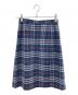 BURBERRY (バーバリー) ノバチェックキルトスカート ネイビー サイズ:9AR：8000円