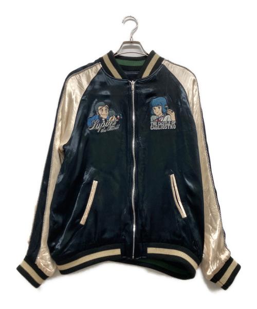 ルパン三世（ルパンサンセイ）ルパン三世 (ルパンサンセイ) スカジャン ブラック サイズ:XLの古着・服飾アイテム