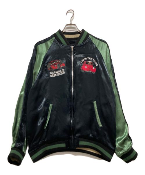 ルパン三世（ルパンサンセイ）ルパン三世 (ルパンサンセイ) スカジャン ブラック サイズ:XLの古着・服飾アイテム