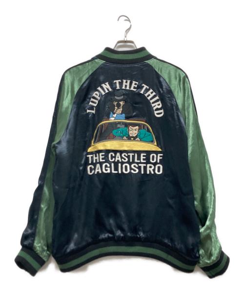 ルパン三世（ルパンサンセイ）ルパン三世 (ルパンサンセイ) スカジャン ブラック サイズ:XLの古着・服飾アイテム