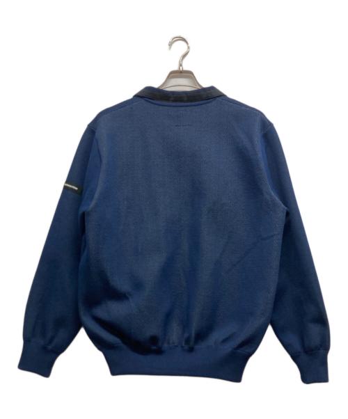 SYU.HOMME/FEMM（シュウオムフェム）SYU.HOMME/FEMM (シュウオムフェム) DRAGN KNIT SHIRTS ネイビー サイズ:2の古着・服飾アイテム