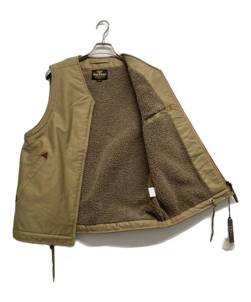 HOUSTON（ヒューストン）HOUSTON (ヒューストン) ベスト グリーン サイズ:LARGEの古着・服飾アイテム