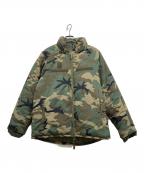 HOUSTONヒューストン）の古着「迷彩中綿ジャケット」｜グリーン