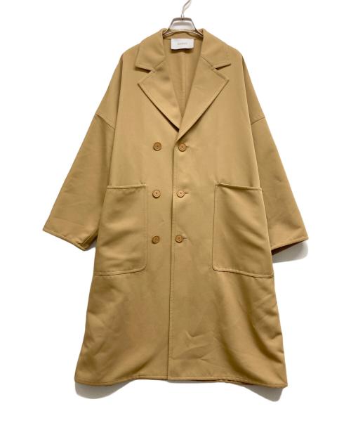 ASTRAET（アストラット）ASTRAET (アストラット) PEチノ6ボタンテーラードコートダブルチェスターコート ベージュ サイズ:1の古着・服飾アイテム