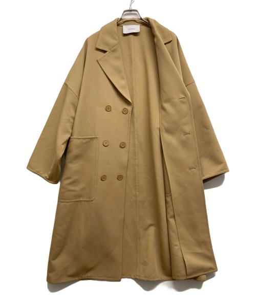 ASTRAET（アストラット）ASTRAET (アストラット) PEチノ6ボタンテーラードコートダブルチェスターコート ベージュ サイズ:1の古着・服飾アイテム