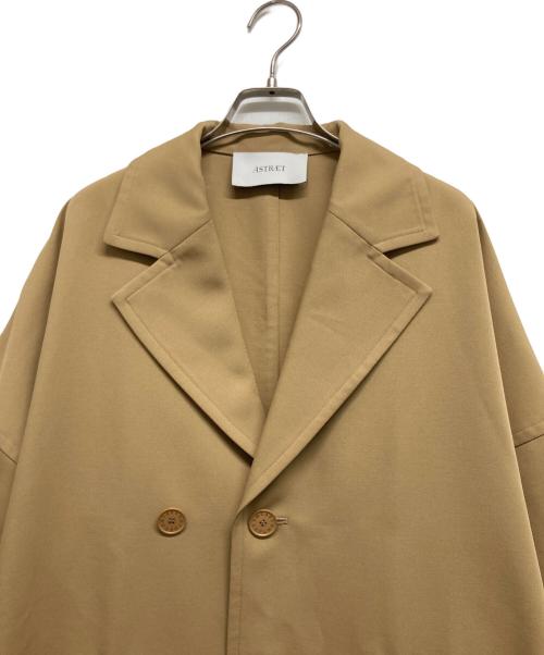 ASTRAET（アストラット）ASTRAET (アストラット) PEチノ6ボタンテーラードコートダブルチェスターコート ベージュ サイズ:1の古着・服飾アイテム
