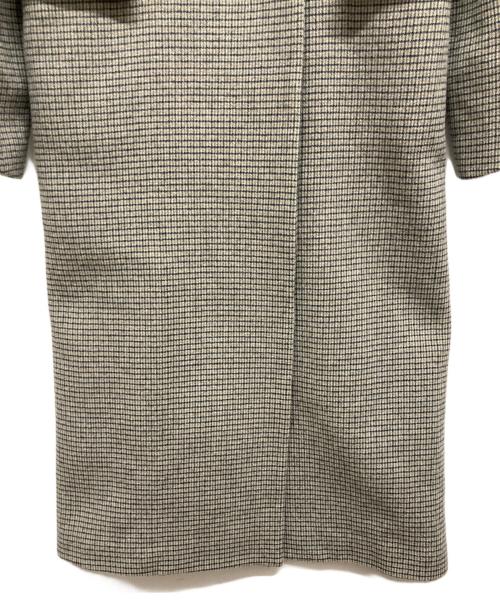 UNTITLED（アンタイトル）UNTITLED (アンタイトル) チェックロングチェスターコート グレー サイズ:2の古着・服飾アイテム