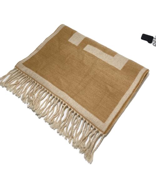 FENDI（フェンディ）FENDI (フェンディ) マフラー ブラウンの古着・服飾アイテム