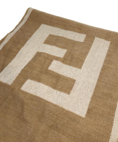 FENDI（フェンディ）FENDI (フェンディ) マフラー ブラウンの古着・服飾アイテム