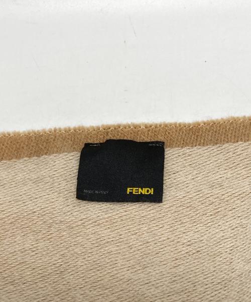 FENDI（フェンディ）FENDI (フェンディ) マフラー ブラウンの古着・服飾アイテム