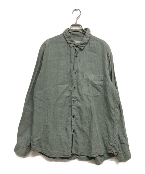 nestrobe confect（ネストローブ コンフェクト）nestrobe confect (ネストローブ コンフェクト) リネンシャツ オリーブ サイズ:4の古着・服飾アイテム