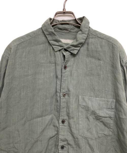 nestrobe confect（ネストローブ コンフェクト）nestrobe confect (ネストローブ コンフェクト) リネンシャツ オリーブ サイズ:4の古着・服飾アイテム