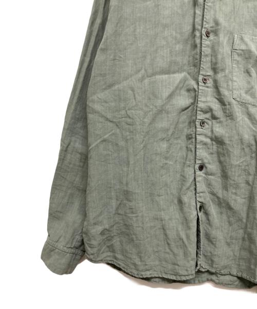 nestrobe confect（ネストローブ コンフェクト）nestrobe confect (ネストローブ コンフェクト) リネンシャツ オリーブ サイズ:4の古着・服飾アイテム