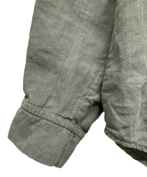 nestrobe confect（ネストローブ コンフェクト）nestrobe confect (ネストローブ コンフェクト) リネンシャツ オリーブ サイズ:4の古着・服飾アイテム