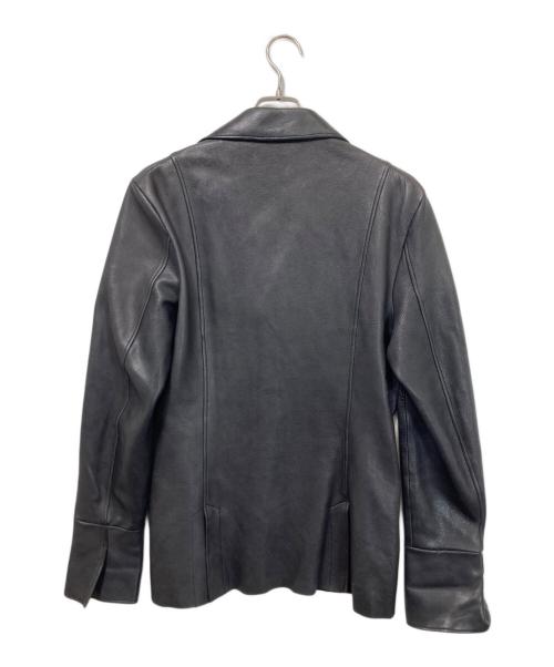 HENRY DUARTE（ヘンリーデュアルテ）HENRY DUARTE (ヘンリーデュアルテ) レザージャケット ブラック サイズ:表記無しの古着・服飾アイテム