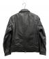 nano&co (ナノアンドコー) ラムレザージャケット ブラック サイズ:S：8000円
