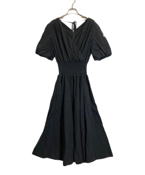 BORDERS at BALCONY（ボーダーズアットバルコニー）BORDERS AT BALCONY (ボーダーズアットバルコニー) 半袖ワンピース ブラック サイズ:Sの古着・服飾アイテム