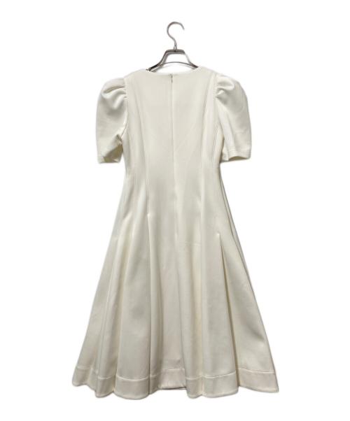 CELFORD（セルフォード）CELFORD (セルフォード) パワーショルダーワンピース ホワイト サイズ:34の古着・服飾アイテム