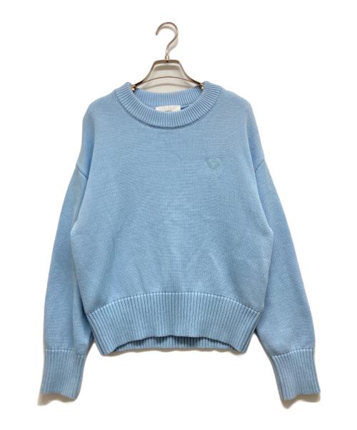 ami（アミ）ami (アミ) ニット スカイブルー サイズ:記載なしの古着・服飾アイテム